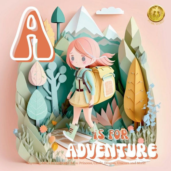 A is for Adventure (Rhyming ABC's for Girls and Boys: Princess, Castle, Dragon, Unicorn and More!): ABC for me P is for Princess Alphabet Book for kids who love princesses, fairy, & enchanted forest Alphabet Baby Book, Toddler Book & Children's Book