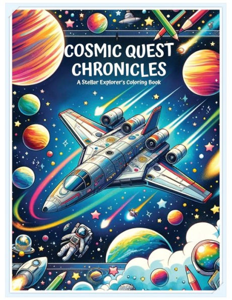 Cosmic Quest Chronicles: A Stellar Space Explorer's Coloring Book