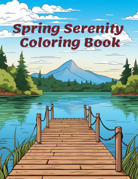 Spring Serenity Coloring Book