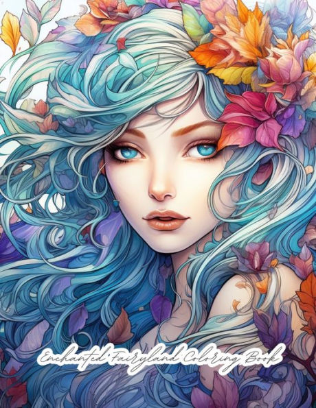Enchanted Fairy Land Coloring Book: 30 Pages For Adults
