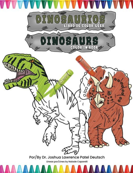 Dinosaurios libro de color-leer: Dinosaurs color in book