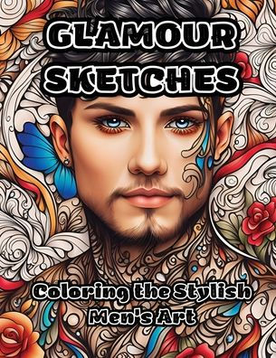 Glamour Sketches: Coloring the Stylish Men's Art