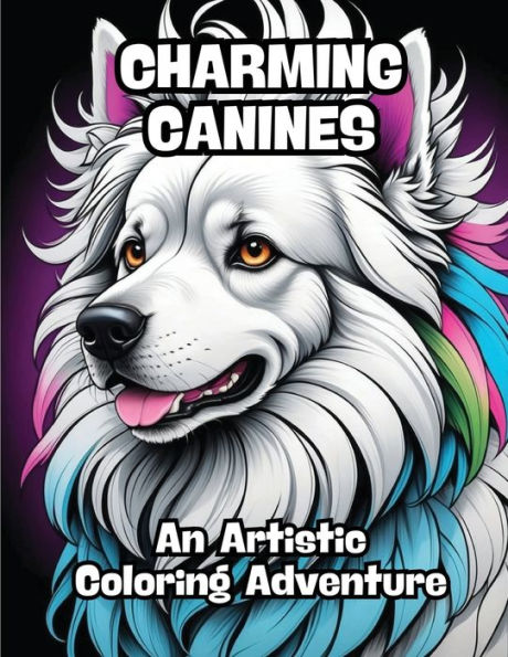 Charming Canines: An Artistic Coloring Adventure