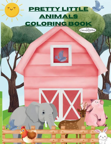 The Pretty Little Animals Coloring Book