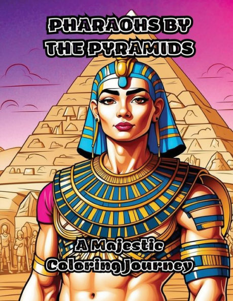 Pharaohs by the Pyramids: A Majestic Coloring Journey
