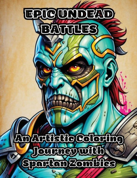 Epic Undead Battles: An Artistic Coloring Journey with Spartan Zombies