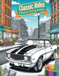 Title: Vintage Muscle Cars: Vintage Vehicle Coloring for Adults - Stress Relief and Mindful Relaxation Adult Coloring Book, Author: Rob Wasley
