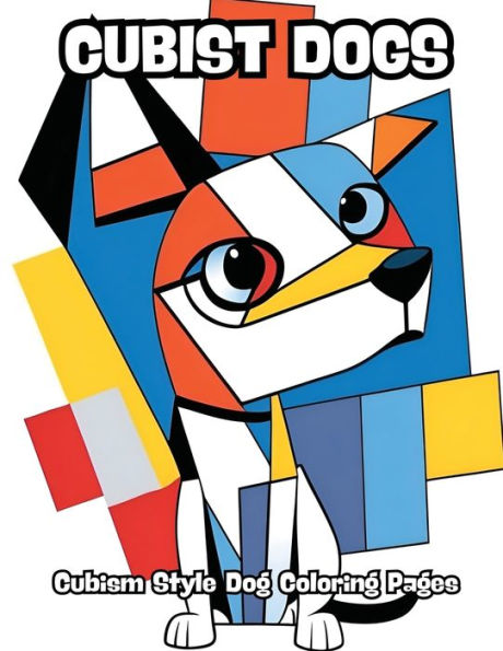 Cubist Dogs: Cubism Style Dog Coloring Pages