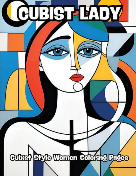 Cubist Lady: Cubist Style Women Coloring Pages