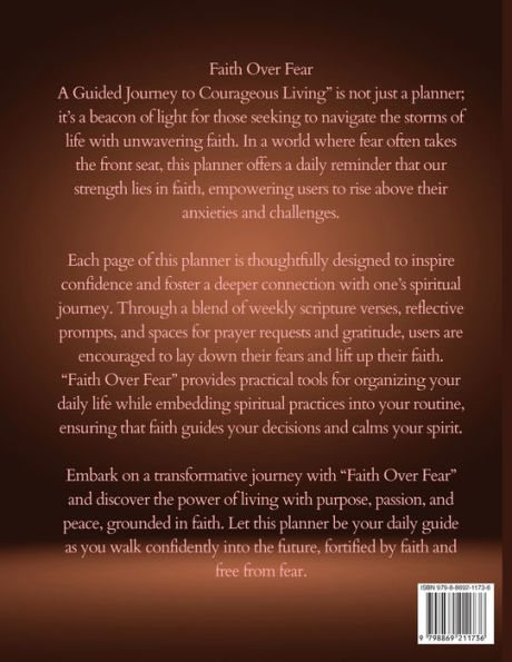 Faith Over Fear: Faith Planner