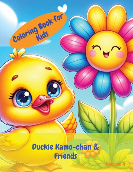 Coloring Book: Duckie Kamo-chan & Friends