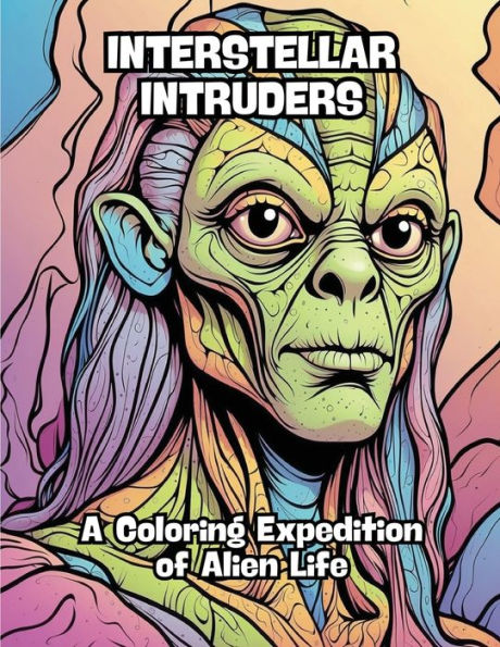 Interstellar Intruders: A Coloring Expedition of Alien Life