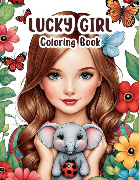 Lucky Girl Coloring Book