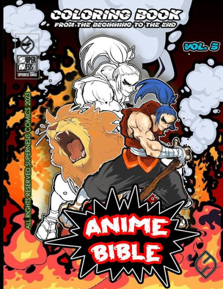 Anime Bible From The Beginning To The End Vol. 5: Coloring book