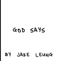 Title: God Says, Author: Jake Leung