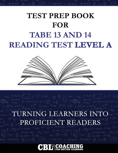 Test Prep Book for TABE 13 and 14 Reading Test Level A