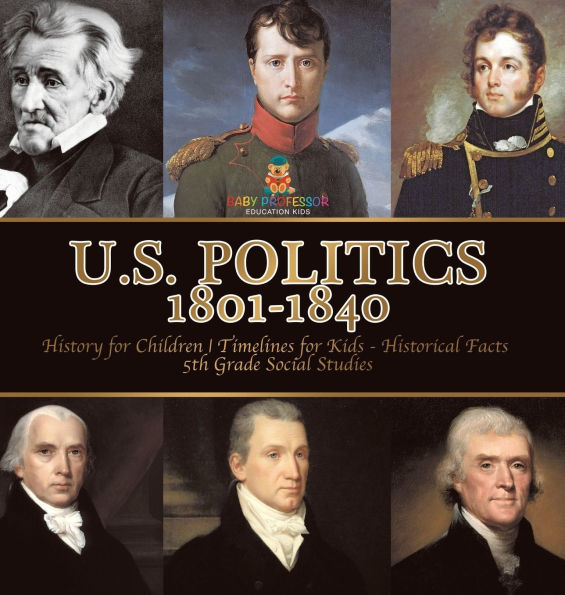 U.S. Politics 1801-1840 - History for Children Timelines Kids Historical Facts 5th Grade Social Studies