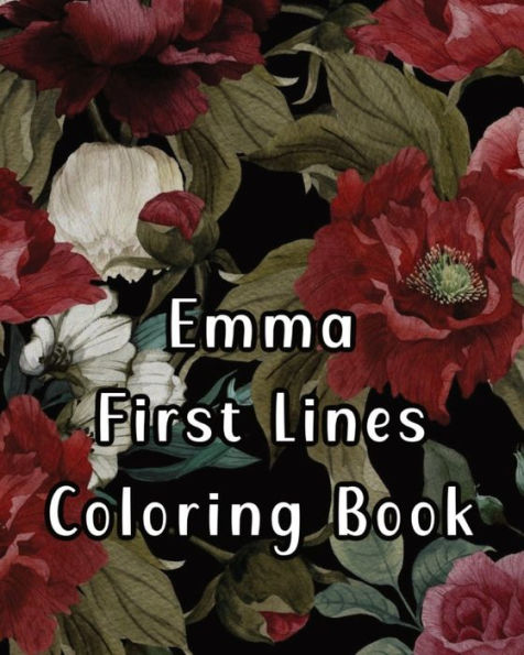 Emma First Lines Coloring Book