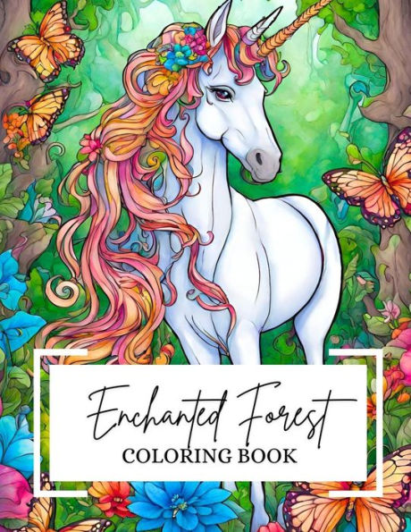 Enchanted Forest: Coloring Book
