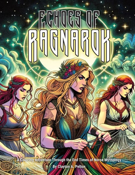 Echoes of Ragnarok: A coloring Journey Through the End Times of Norse Mythology