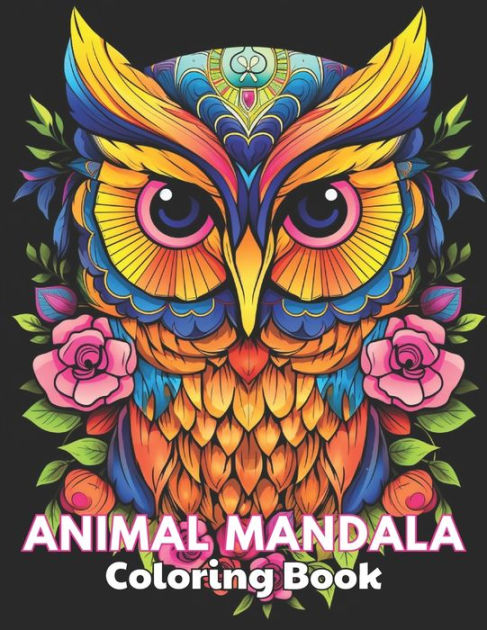 Animal Mandala Coloring Book for Adults: High Quality +100 Beautiful ...