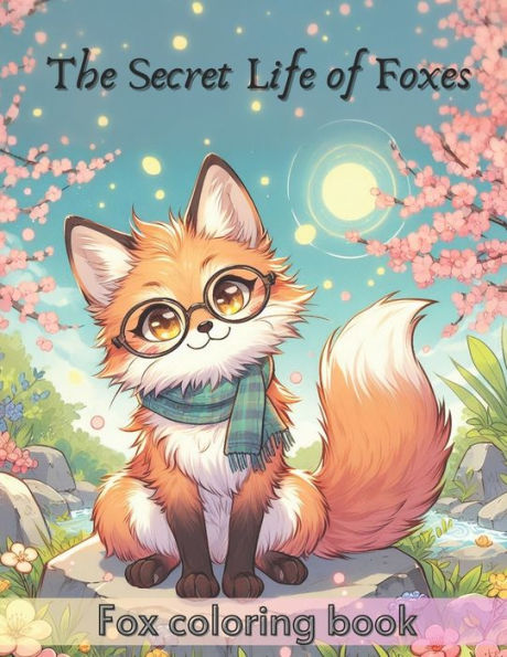 Fox coloring book: The Secret Life of Foxes