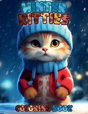 Winter Kitties Coloring Book