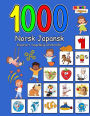 1000 Norsk Japansk Illustrert Tospråklig Ordforråd (Fargerik Utgave): Norwegian Japanese Language Learning