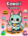 Kawaii tekenen stap voor stap: Stap voor stap Kawaii tekendboek voor kinderen Super schattige tekeningen - dieren, chibi, voorwerpen, bloemen, eten, magische wezens en meer!