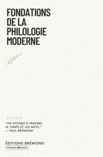 Fondations de la Philologie Moderne: Un Voyage à travers le Temps et les Mots
