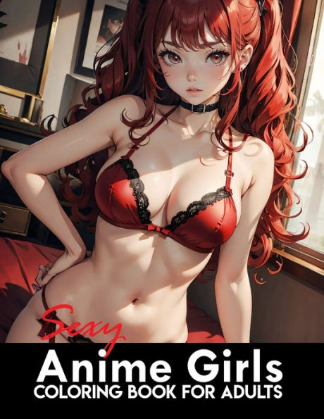 Sexy Anime Coloring Book Manga Art And Anime Enthusiasts Stress Relief