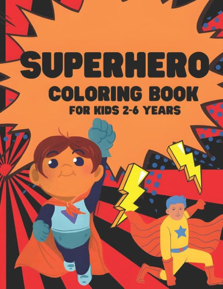 Superhero - coloring book