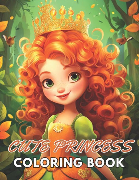 Barnes and Noble Cute Princess Coloring Book For Kids: New and