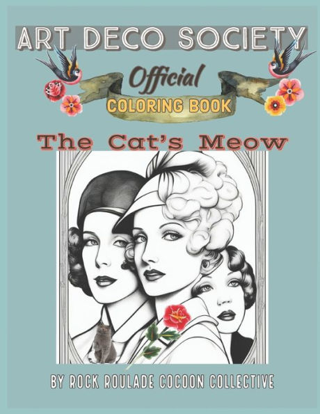 The Cat's Meow, Art Deco Society official: Coloring Book