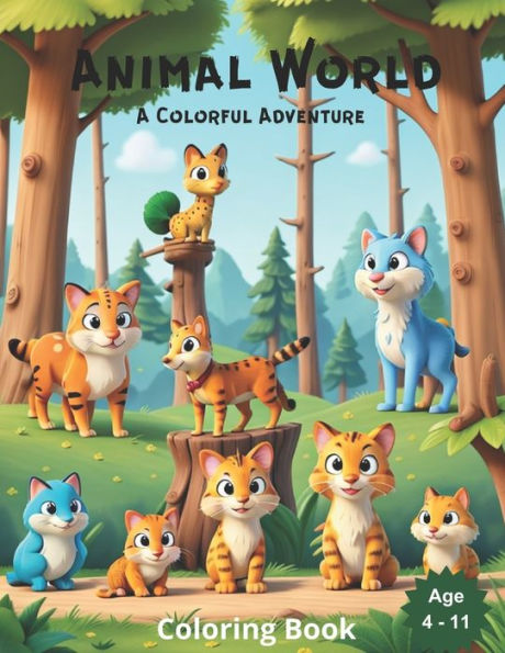 Animal World: A Colorful Adventure