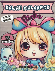 Title: kawaii flicka målarbok: Målarbok Kawaii Girl 8-12 år - Färgglatt äventyr - 48 unika målarbilder för flickor 8-12 år Inspirerande manga- och animeteckningar, avslappning, Author: Michaël Pires