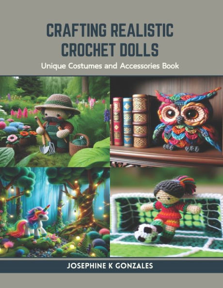 Crafting Realistic Crochet Dolls: Unique Costumes and Accessories Book