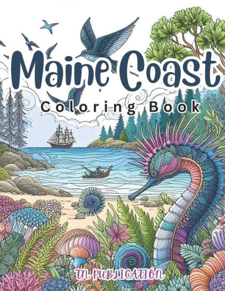 Maine Coast Coloring Book