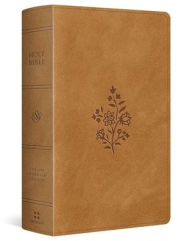 Title: ESV Large Print Personal Size Bible, Red Letter (TruTone, Nubuck Caramel, Wildflower Design), Author: Crossway