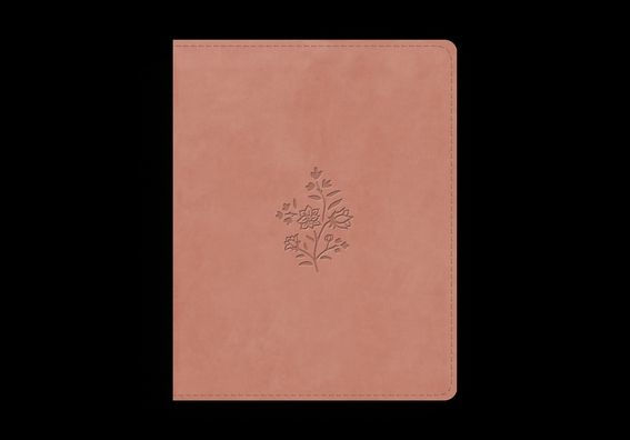 ESV Single Column Journaling Bible (TruTone, Blush Rose, Wildflower Design)