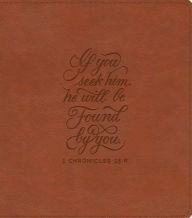 Title: ESV Journaling Study Bible (TruTone, English Saddle, 1 Chronicles 28:9 Design), Author: Crossway