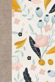 Title: ESV Large Print Compact Bible, Red Letter (Hardcover, Spring Bloom Design), Author: Crossway