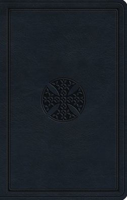 ESV Premium Gift Bible (TruTone, Navy, Mosaic Cross Design)