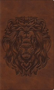 Title: ESV Thinline Bible, Red Letter (TruTone, Brown, Royal Lion Design), Author: Crossway