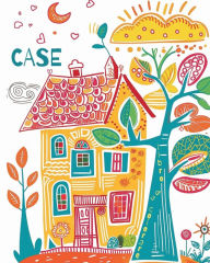 Title: Case - Libro da colorare: 26 Disegni per rilassarsi per bambini, adulti e anziani, Author: Tara Sims