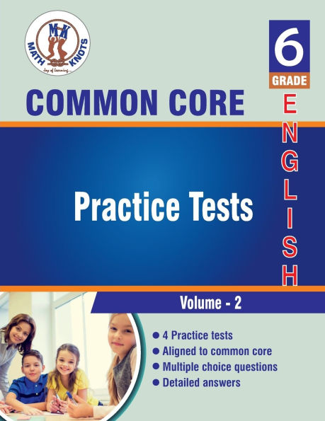 6th grade Common Core ELA Practice Tests, Volume 2