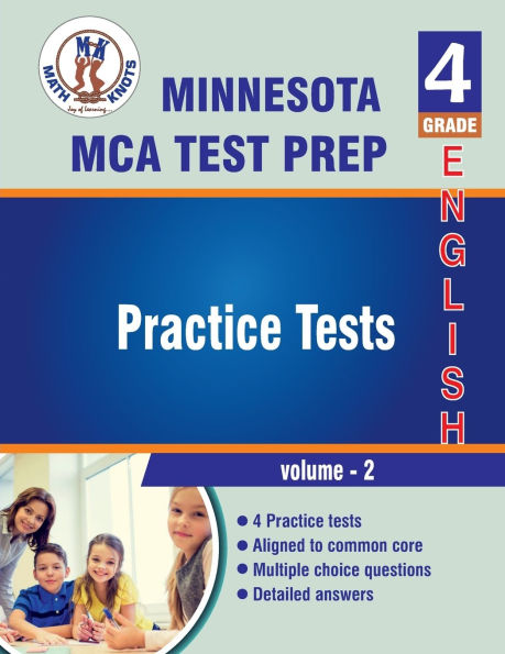 Minnesota State (MCA) Comprehensive Assessment , 4th Grade ELA Practice Tests ,Volume 2