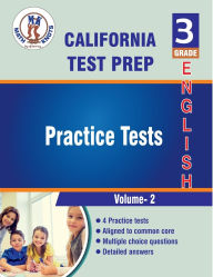 California State : 3rd Grade ELA Practice Tests ,Volume 2