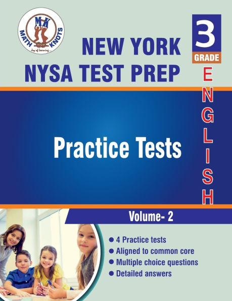 New York State Test Prep (NYST) , 3rd Grade ELA Practice Tests ,Volume 2
