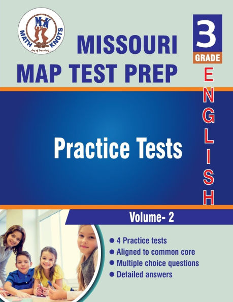 Missouri Assessment Program (MAP) , 3rd Grade ELA Practice Tests ,Volume 2
